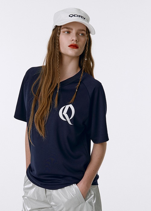 Q Football T-shirt - Navy