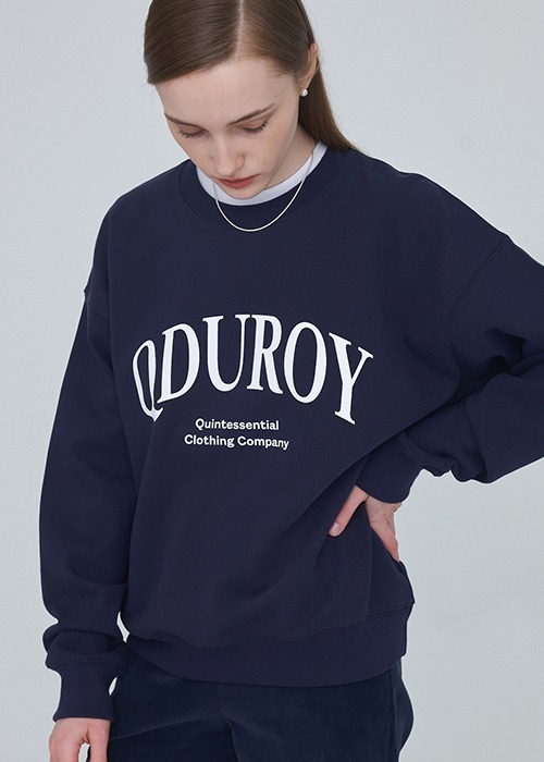 Arc QDUROY Sweatshirt - Navy
