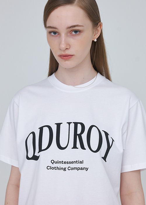 Arc QDUROY T-Shirt - White