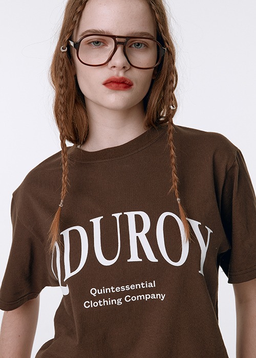 Arc QDUROY T-Shirt - Brown