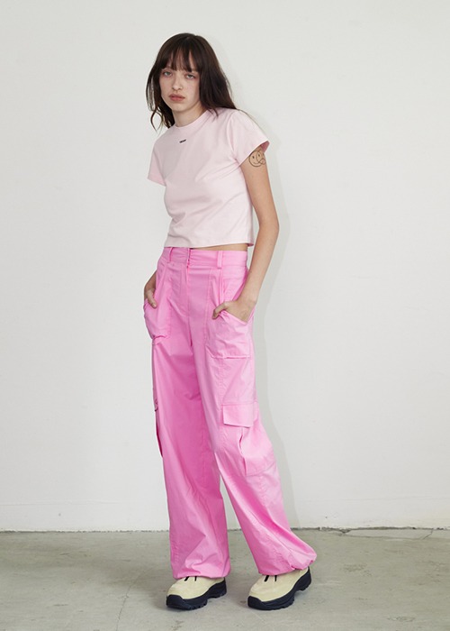 Q Cargo Pants - Pink