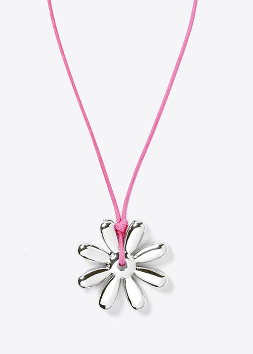 Mardi x ME Bloom Daisy Drop Knot Necklace(Pink)